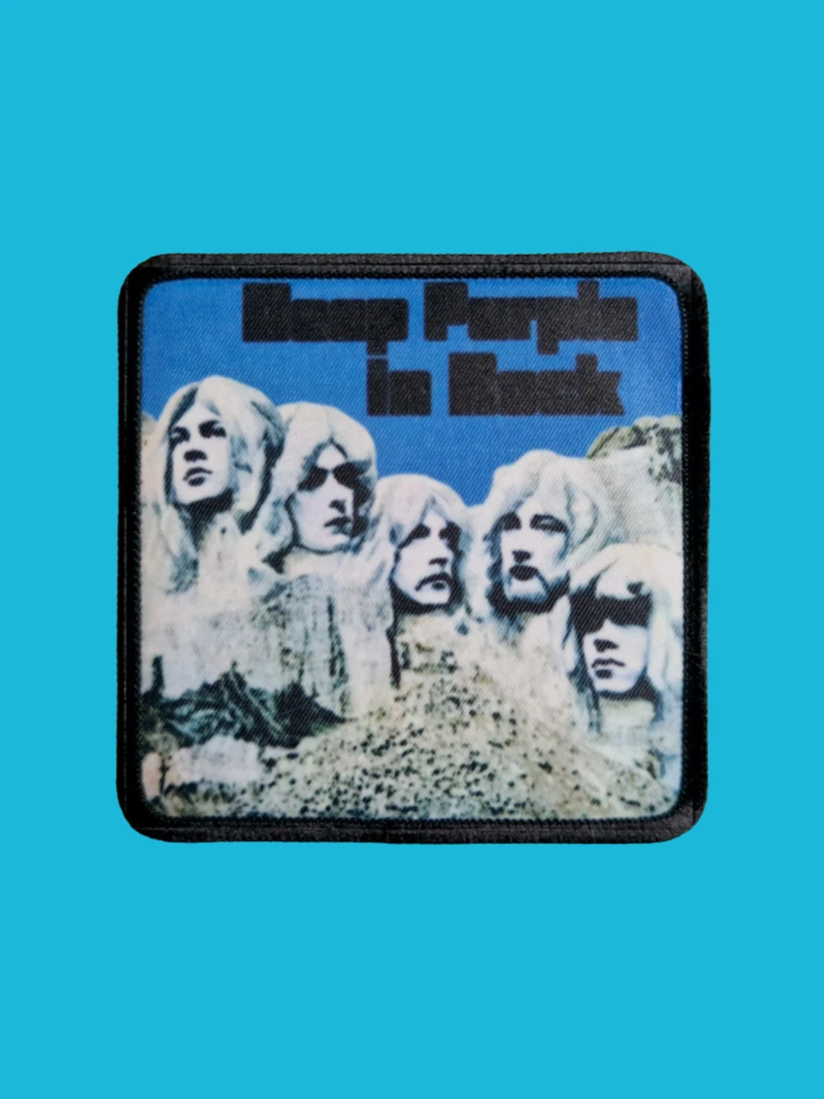 Patch Deep Purple - In Rock - Imprimé - Carré de 7,5 x 7,5 centimètres